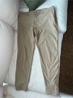 Lululemon ABC Slim-fit Trouser 36/34L * warpstreme Color: Trench (khaki tan)